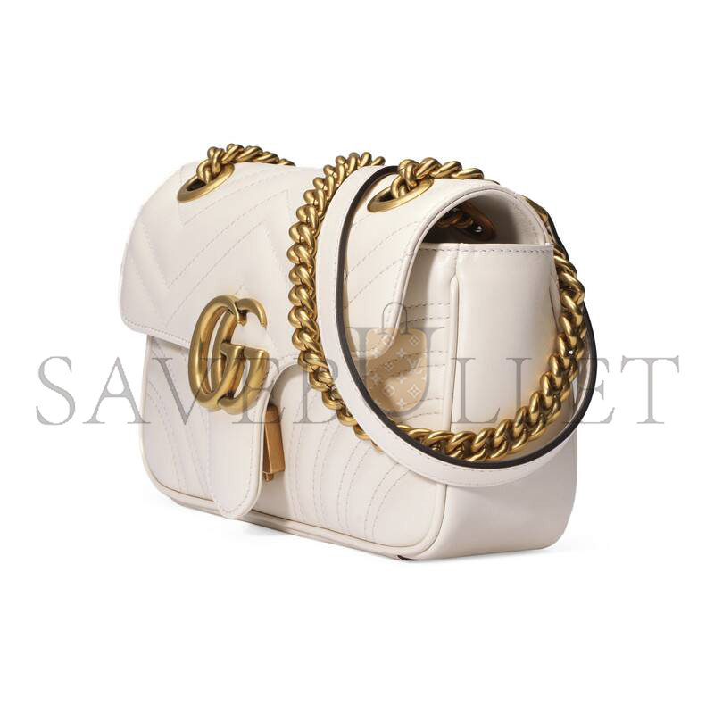 GUCCI GG MARMONT MATELASSÉ MINI BAG 446744 (22*13*6cm)